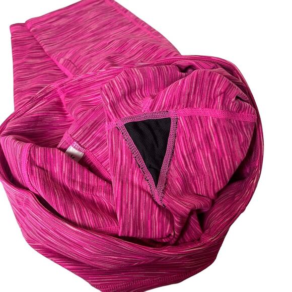 Athleta Chaturanga Space Dye Capri Pants Pink Size Medium - Picture 7 of 11